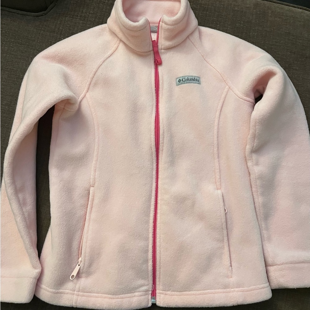Kids Columbia Soft Pink Fleece Pullover
